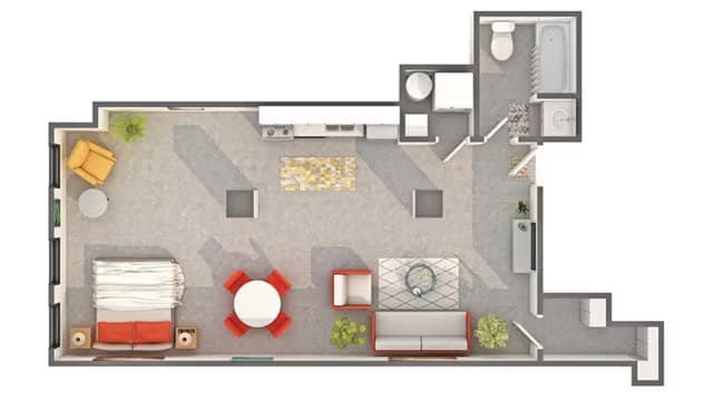 Unit 1-301 1-901 floor plan