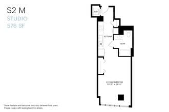 Studio S2m 1111 floor plan