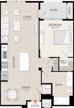 Vista - Plan 2 1129 floor plan