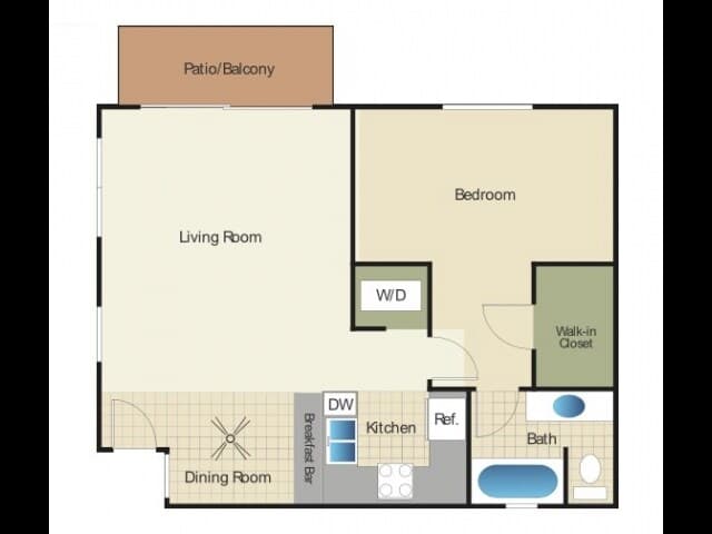 Unit AUCMCK 49 floor plan