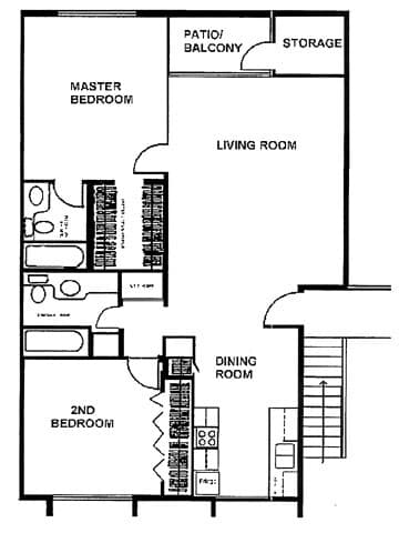 Unit G203 G203 floor plan