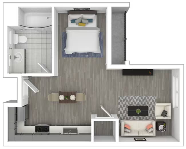 Unit 207 207 floor plan
