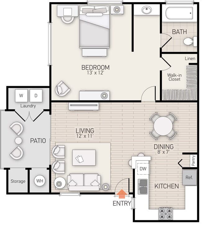 Unit 250 347 floor plan