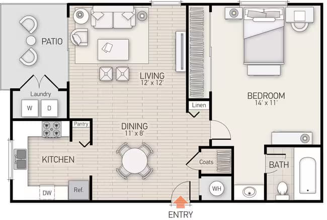 Unit 171 166 floor plan