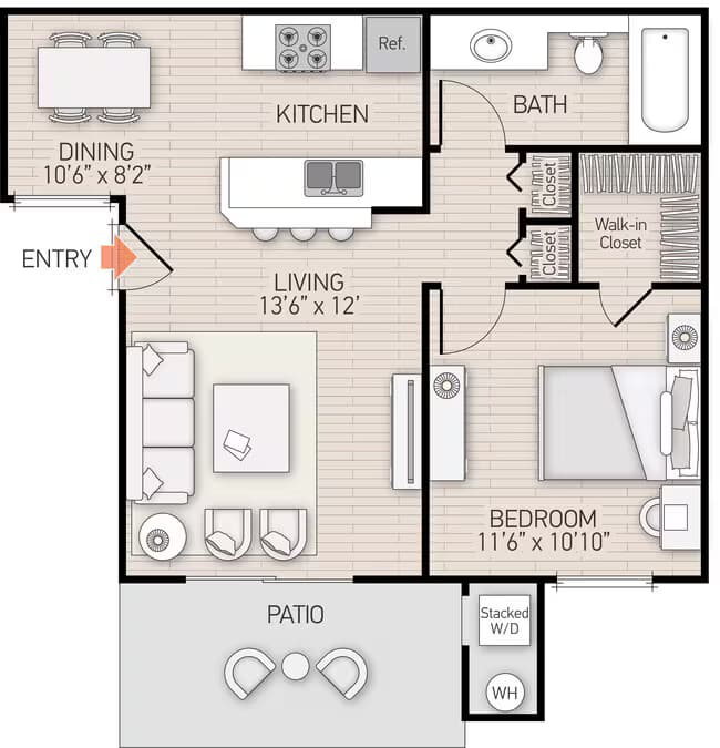 Unit 959B 930B floor plan