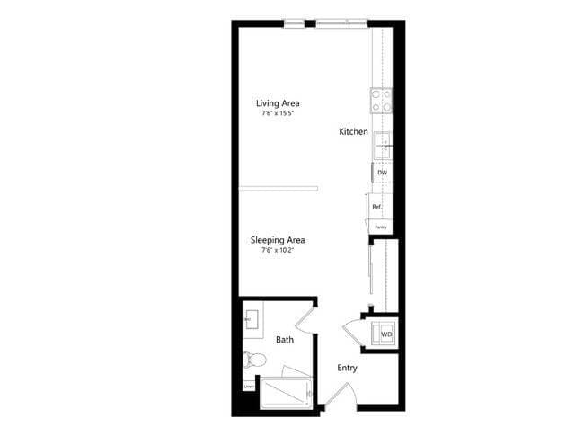 Unit 604 504 floor plan