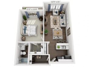 A1 H-H122 floor plan