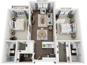 B1 H-H233 floor plan