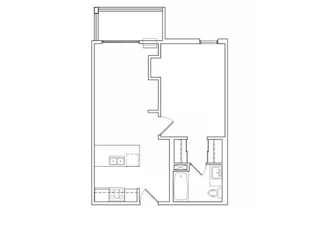 Unit Warwick-113 Warwick-311 floor plan