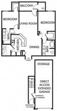Residence Two Upper 228 floor plan