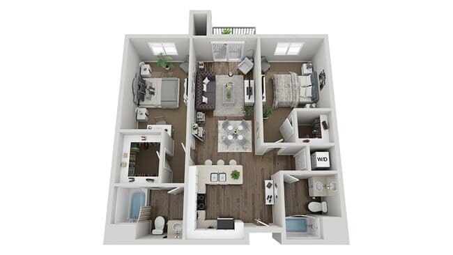 Unit C-439 C-125 floor plan