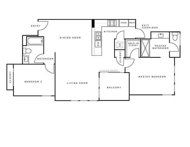 Unit 5-404 6-401 floor plan