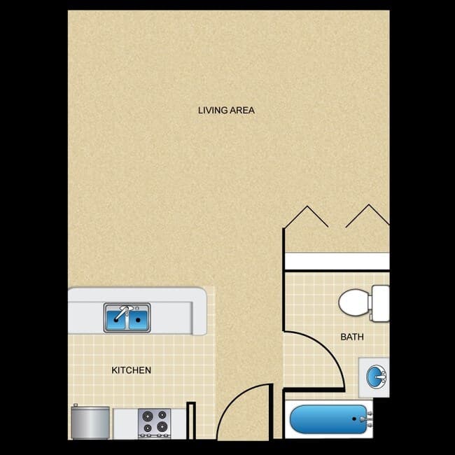 Studio floor plan