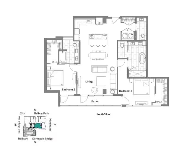 Unit 2210 2210 floor plan