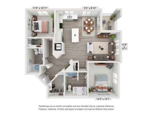 B3 1445-1336 floor plan