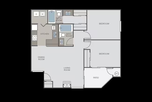 Unit 158 233 floor plan