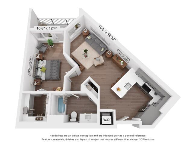 Unit 718 709 floor plan