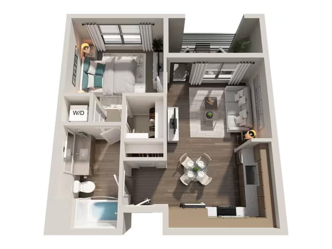 Unit Building 23-101-113 Building 23-101-213 floor plan