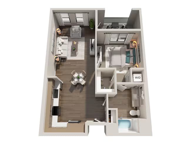 Unit Building 23-101-208 Building 23-101-208 floor plan