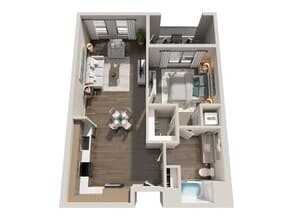A3 Building 23-101-104 floor plan