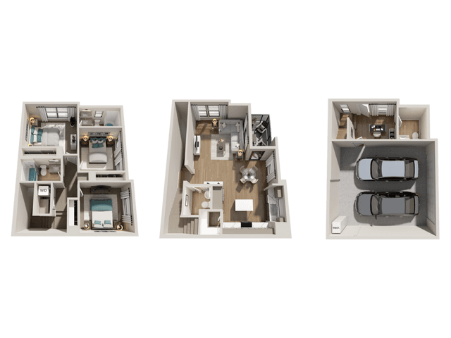 Unit Villa 13-161-1 Villa 14-180-1 floor plan