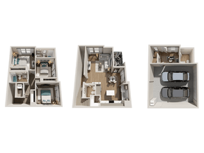 TH-C3 Villa 20-661-1 floor plan