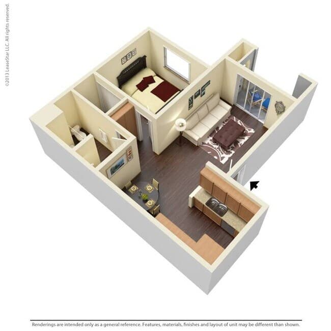 1x1A M-723-245M floor plan