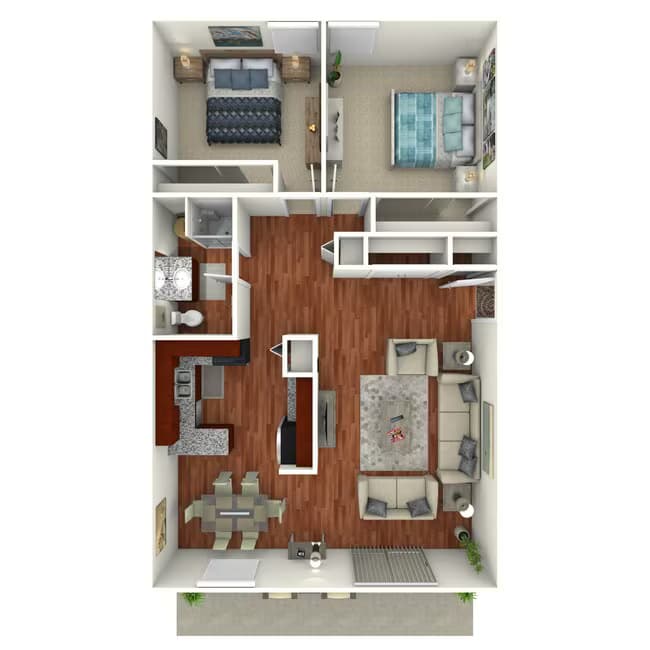 Unit 345 215 floor plan
