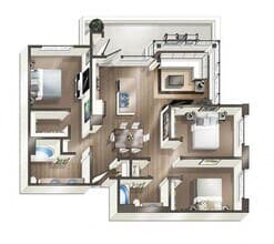 Balboa - Premium 1-428 floor plan