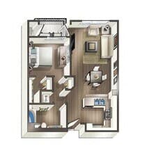 Seaport 2-531 floor plan