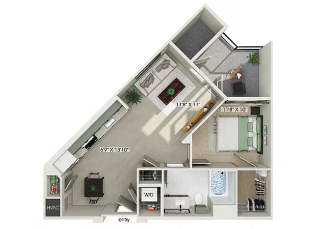 Unit 340 340 floor plan