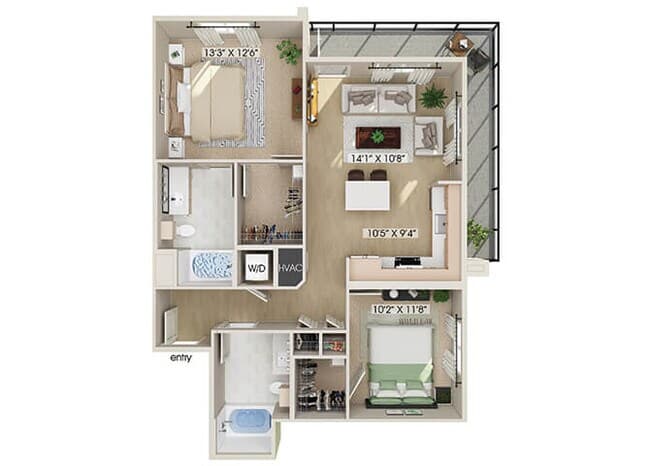 Unit 342 342 floor plan