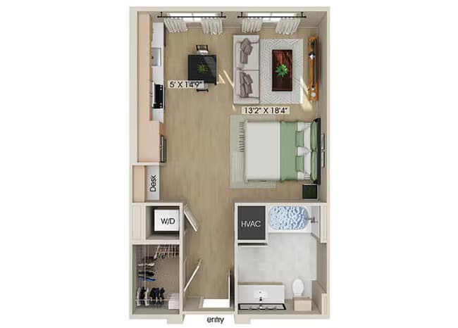 Unit 129 129 floor plan