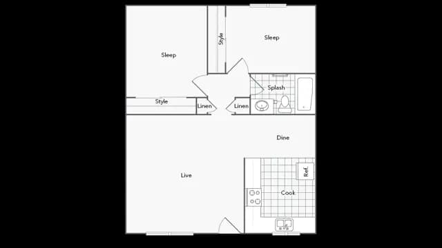 Unit 63-2A 85-2A floor plan