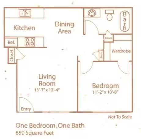 Design 1A 6690-100W floor plan