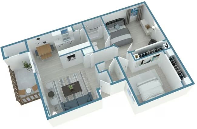 Unit 45 46 floor plan