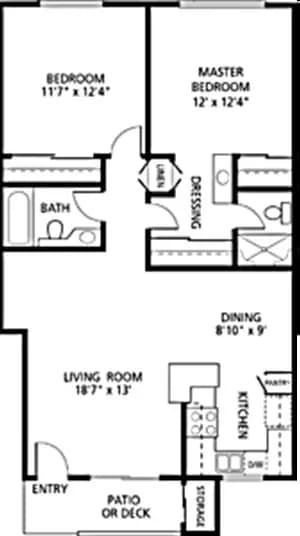 Unit 100 88 floor plan