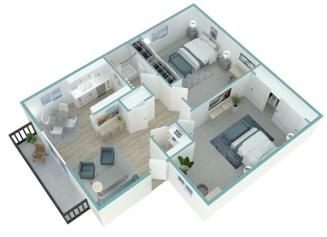 Unit H05 H06 floor plan