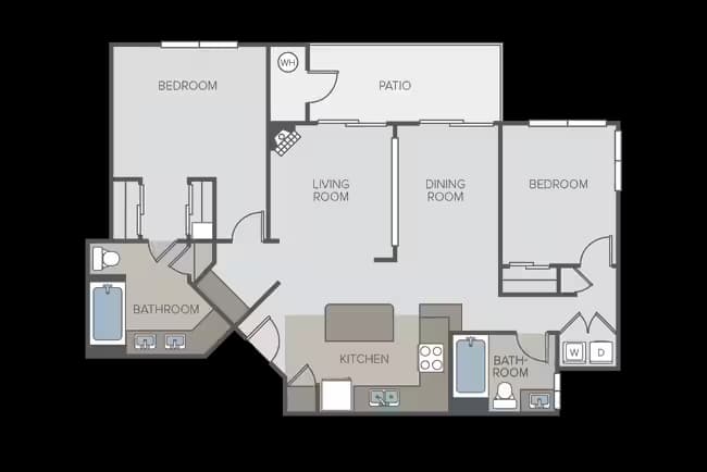 Unit K304 I301 floor plan