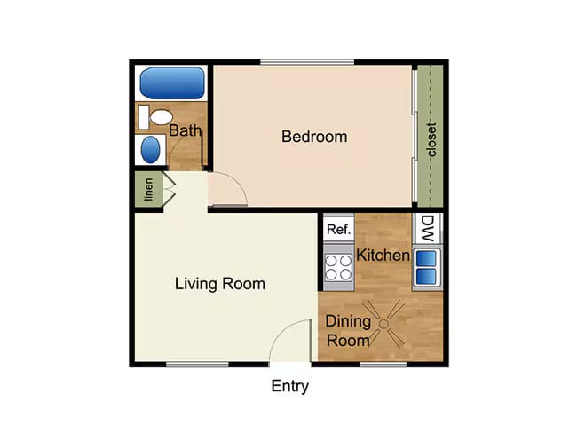 Unit AUCMKP 133 floor plan