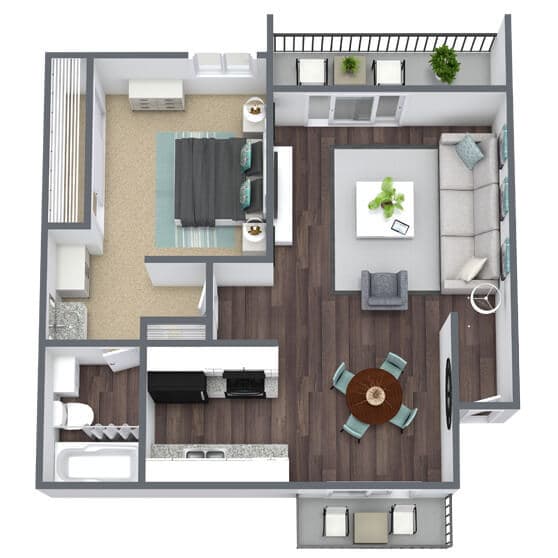 Unit 00107 00205 floor plan