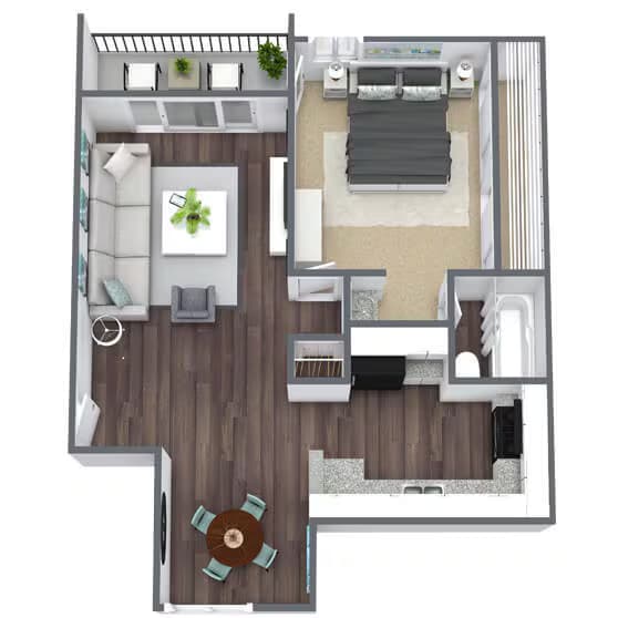 Unit 2996A 2996D floor plan