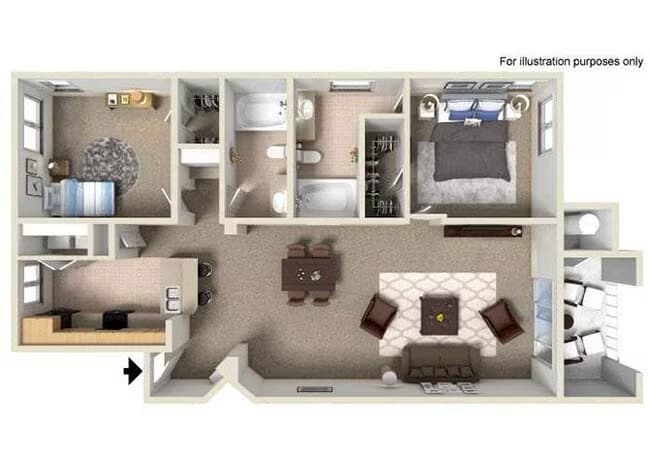 Unit 0905 1413 floor plan