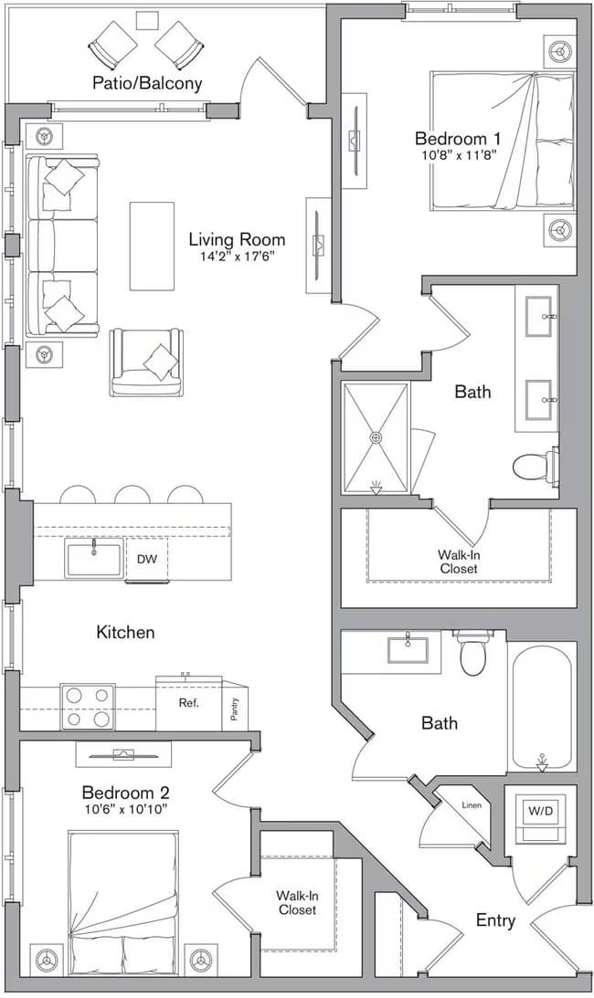 Unit 302 302 floor plan