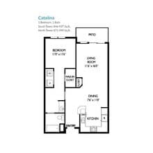 South Tower Catalina floor plan