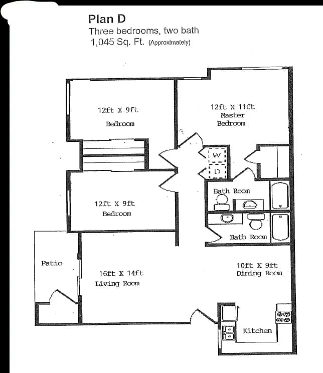 Unit 338B 338B floor plan