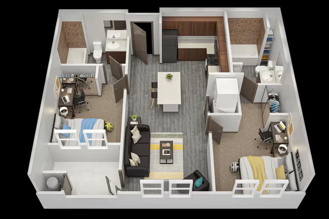 Unit Private Private floor plan