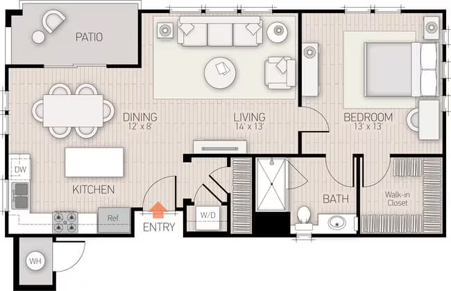 Plan 2 U210 floor plan