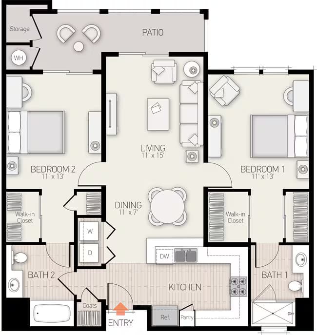 Plan 5 T206 floor plan