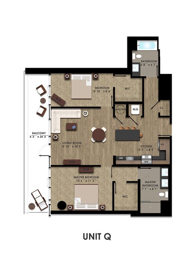 2-Q 1802 floor plan